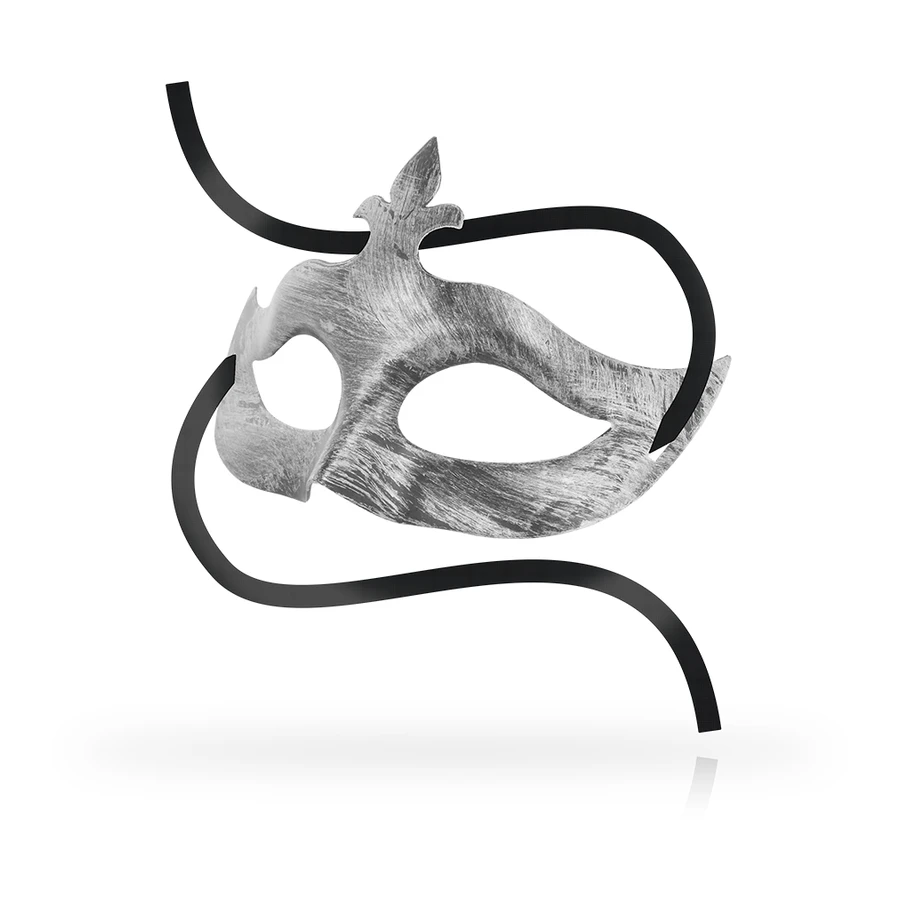 OHMAMA - MASKEN FLOWER DE LIS SILBER MASKE